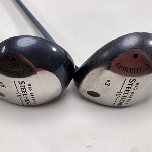 Callaway Steelhead III 3 & 5 Fairway Wood Set 15* 18* System III Ladies RH