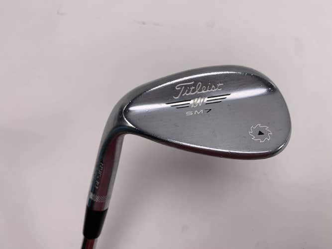 Titleist Vokey SM7 Tour Chrome Sand Wedge SW 56* 10 S-Grind Wedge Steel Mens LH