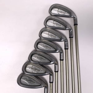 Callaway X-14 Iron Set 5-PW+SW Steelhead X-14 Gems Ladies Graphite Womens RH