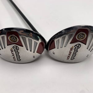 TaylorMade Burner Steel 2007 3 & 5 Fairway Wood Set 15* 18* REAX 50g Regular RH