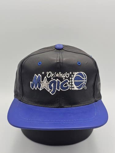 NEW Vintage Orlando Magic Logo Athletic NBA Sports Leather Hat Cap StrapBack