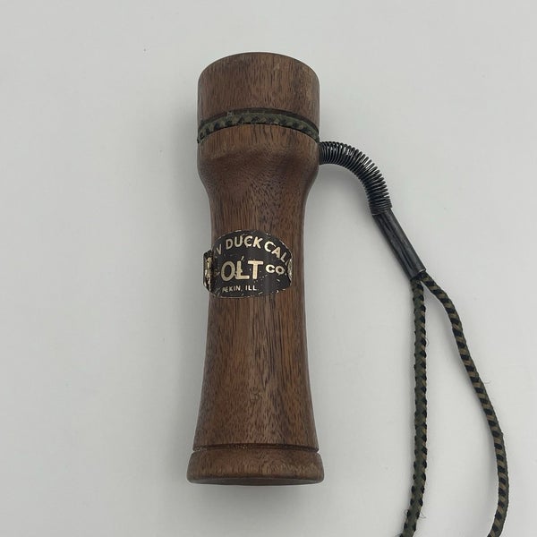 Vintage P.S. OLT Model MKV Wood DUCK Call RARE Decoy Pekin Illinois