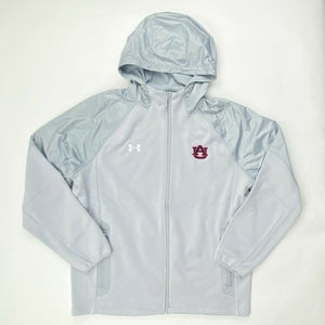 Under Armour Auburn Tigers Storm Water Repellant Jacket Men's Large Gray 1360962