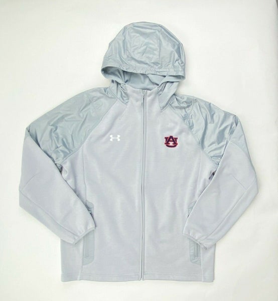 Under Armour Auburn Tigers Storm Water Repellant Jacket Men's Large Gray 1360962
