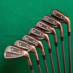 Callaway Apex Ai300 Forged Brushed Copper 5-AW Iron Set DG Mid 100 R300 Regular