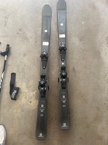 Salomon Aira 150 cm All Mountain Skis With Bindings (Used)
