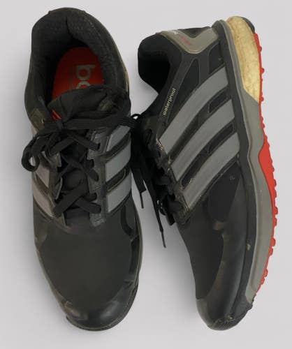ADIDAS BOOST Waterproof Men's Golf Shoes Gray & Black Spikeless - Size 11