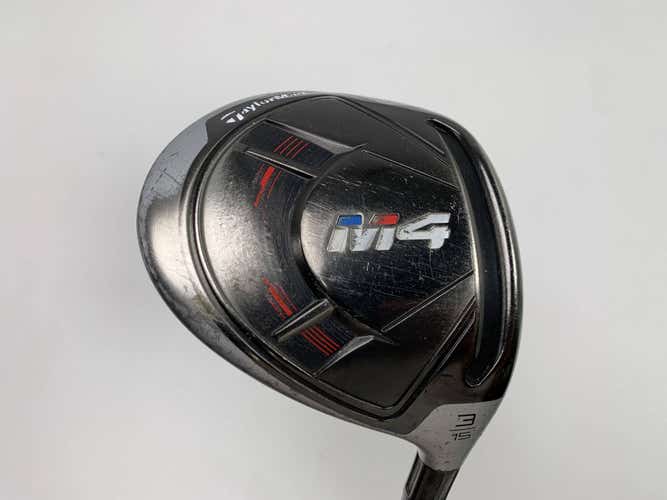 TaylorMade M4 3 Fairway Wood 15* Fujikura Atmos 50g Regular Graphite Mens RH