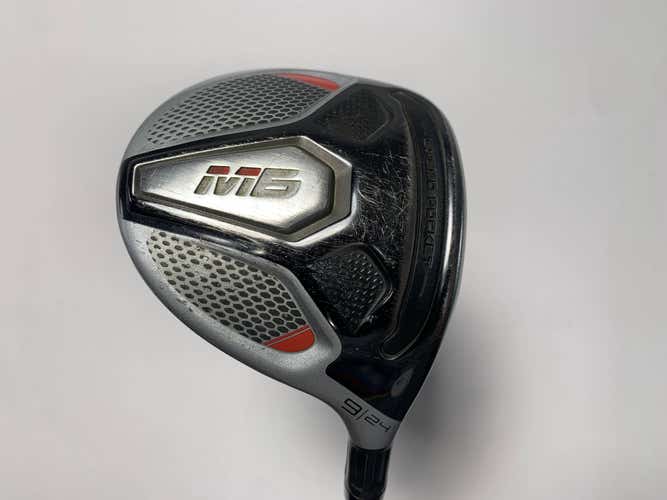 TaylorMade M6 9 Fairway Wood 24* Fujikura Atmos 5R Regular RH Oversize Grip
