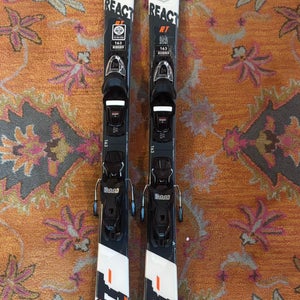 Unisex 2021 Rossignol React RT 163 cm All Mountain Skis With Bindings Max Din 11 (New)