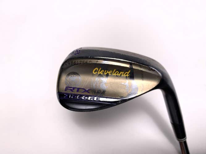Cleveland RTX ZipCore Black Satin Lob Wedge LW 58* 10 DG Spinner Tour Issue  RH