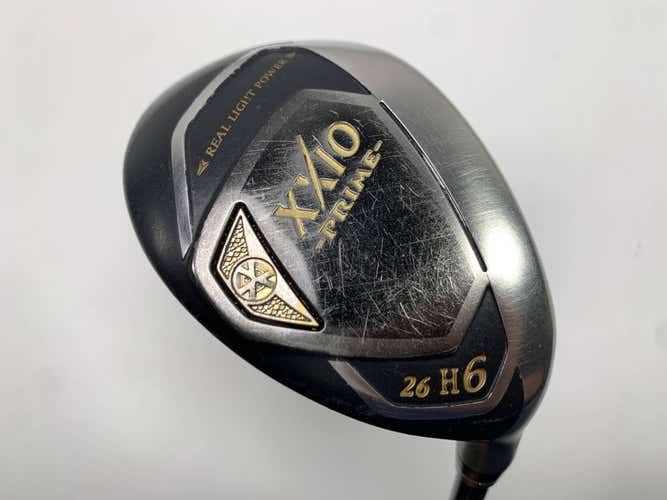 XXIO Prime 10 6 Hybrid 26* Prime SP-1000 Flex 3212 44g Regular Graphite Mens RH