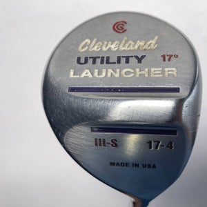 Cleveland Launcher Fairway Wood 17* HET Stiff Graphite Mens RH