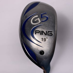 Ping G5 3 Hybrid 19* Grafalloy Pro Launch Blue Stiff Graphite Mens RH