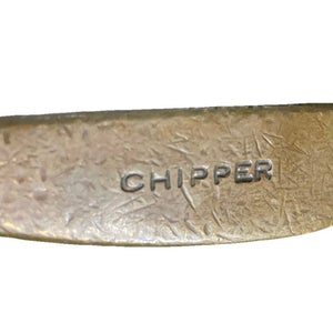 Northwestern Golf Grooveless Brass Chipper RH Steel 35" With New Putter Grip