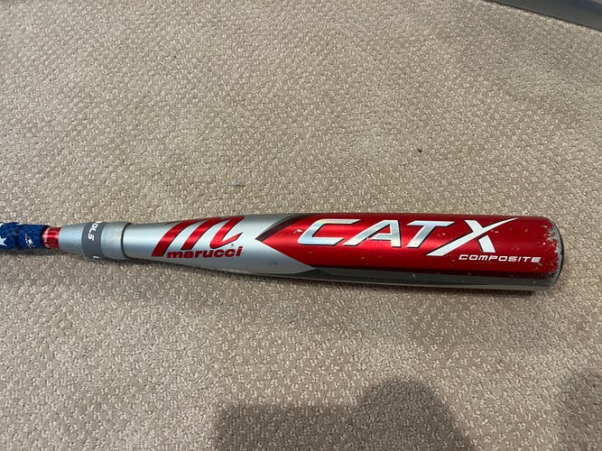 2023 Marucci CAT X Composite USSSA Certified Bat (-10) 20 oz 30" (Used)