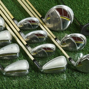 LADY FAIRWAY HSL 12pc. WOMEN'S HYBRID GOLF SET 1W,3W,5W,4H,5H,6H,7-PW,SW RH