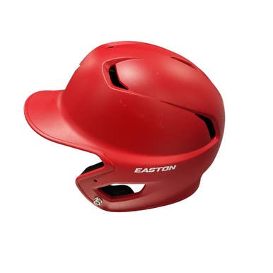 Used Easton RED HELMET Batting Helmet No Mask Red One Size 11834-S000040129