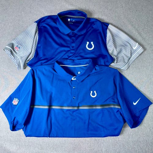 INDIANAPOLIS COLTS NIKE DRI FIT POLO LOT- XXL