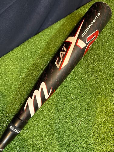 2024 Marucci CAT X2 Composite USSSA Certified (-10) 27”/17oz Bat (Used)