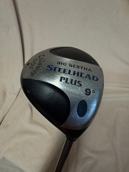 Men's Callaway Big Bertha SteelHead Plus Right Handed Driver Stiff Flex 9 Loft (Used)