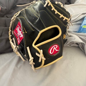 2024 Rawlings Heart of the Hide RH Catcher's Mitt AR35 model fully broken in - 34" (New)