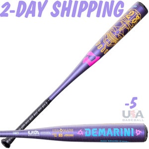 NEW | 2026 DeMarini VOODOO ONE Alloy 30" / 25 oz USA Youth Bat 2-5/8" | w/Warranty | FAST SHIP