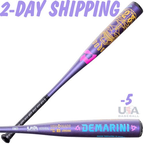 NEW | 2026 DeMarini VOODOO ONE Alloy 30" / 25 oz USA Youth Bat 2-5/8" | w/Warranty | FAST SHIP