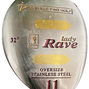 Square Two Golf Lady Rave 11 Wood 32* RH Ladies Graphite 39" New Grip Nice Club