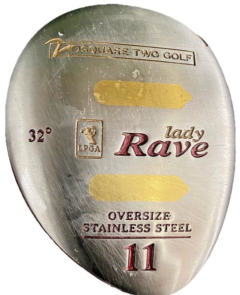 Square Two Golf Lady Rave 11 Wood 32* RH Ladies Graphite 39" New Grip Nice Club