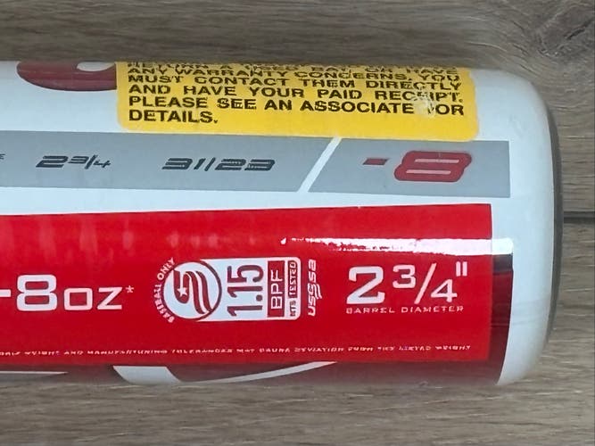 Marucci CATX Alloy USSSA Certified Bat (-8) 23 oz 31" (New)