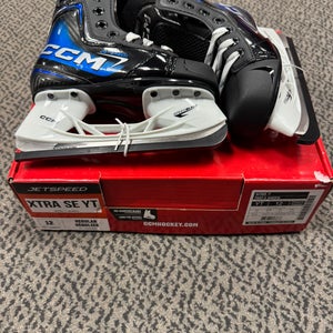CCM Jetspeed SE youth Hockey Skates 12 (New)