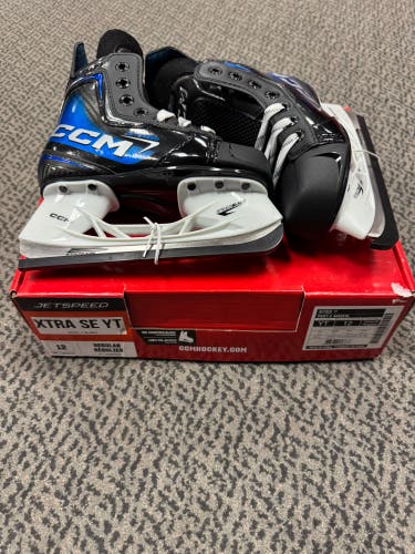 CCM Jetspeed SE youth Hockey Skates 12 (New)