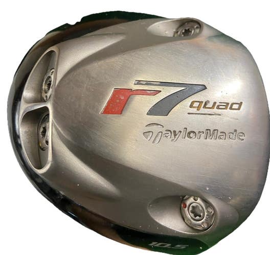 TaylorMade R7 Quad Ti Driver 10.5* Speeder 757 Regular 44" RH New Midsize Grip