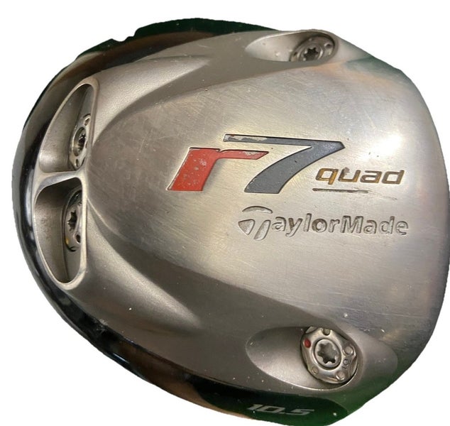 TaylorMade R7 Quad Ti Driver 10.5* Speeder 757 Regular 44" RH New Midsize Grip