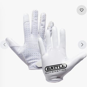 New DOOM GLOVES WHITE YL 11834-BAT5GLY00001L