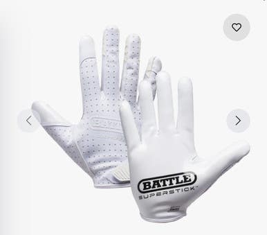 New DOOM GLOVES WHITE YL 11834-BAT5GLY00001L