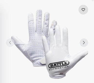 New DOOM GLOVES WHITE YL 11834-BAT5GLY00001L