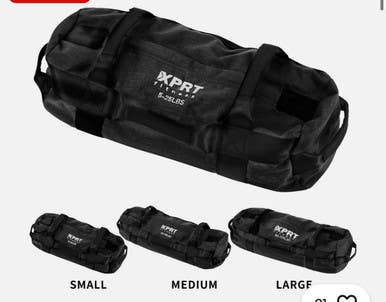 New LARGE WORKOUT SAND BAG BLACK 11834-80YCR-1506BL