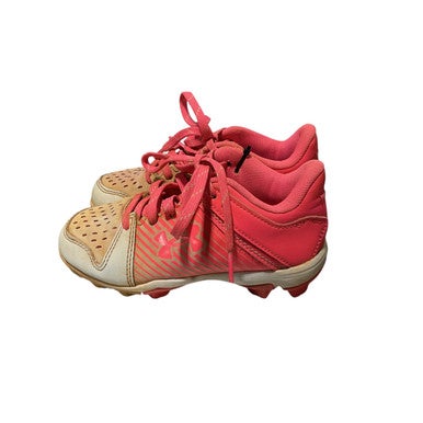 Used Under Armour LEADOFF BB/SB Cleats Pink Youth 12.0 11834-S000040104