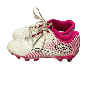 Used Lotto Soccer Cleats White Junior 01 11834-S000040101