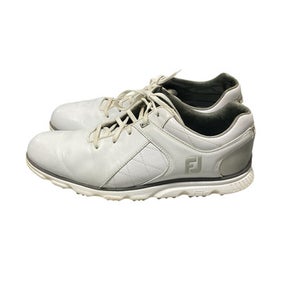Used Foot Joy Mens Golf Shoes White Senior 9 11834-S000040084