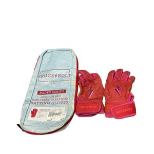 Used BB/SB Batting Gloves Red And Pink SM 11834-S000040077