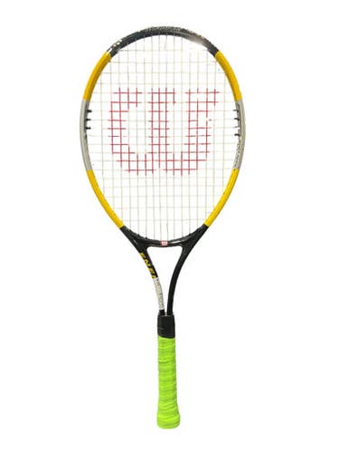 Used Wilson ENERGY RACQUET Adult Tennis Racquet Yellow 4 3/8" 11834-S000040052