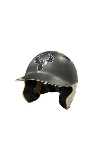 Used Under Armour BLACK UA HELMET Batting Helmet No Mask Black One Size 11834-S000039992