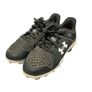 Used Under Armour LEAD OFF CLEATS BB/SB Cleats Black Junior 01.5 11834-S000039892