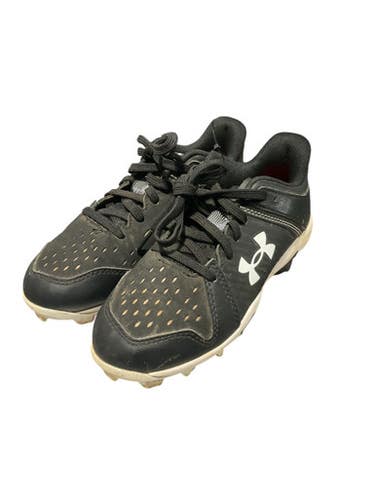 Used Under Armour LEAD OFF CLEATS BB/SB Cleats Black Junior 01.5 11834-S000039892