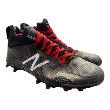 Used New Balance LAX Cleats Mens Black Senior 11 11375-S000365852