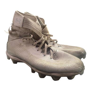 Used Under Armour HIGHLIGHTS LAX Cleats Mens White Senior 11 11375-S000365851