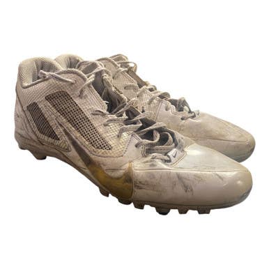 Used Nike LAX Cleats Mens White Senior 11 11375-C000365095